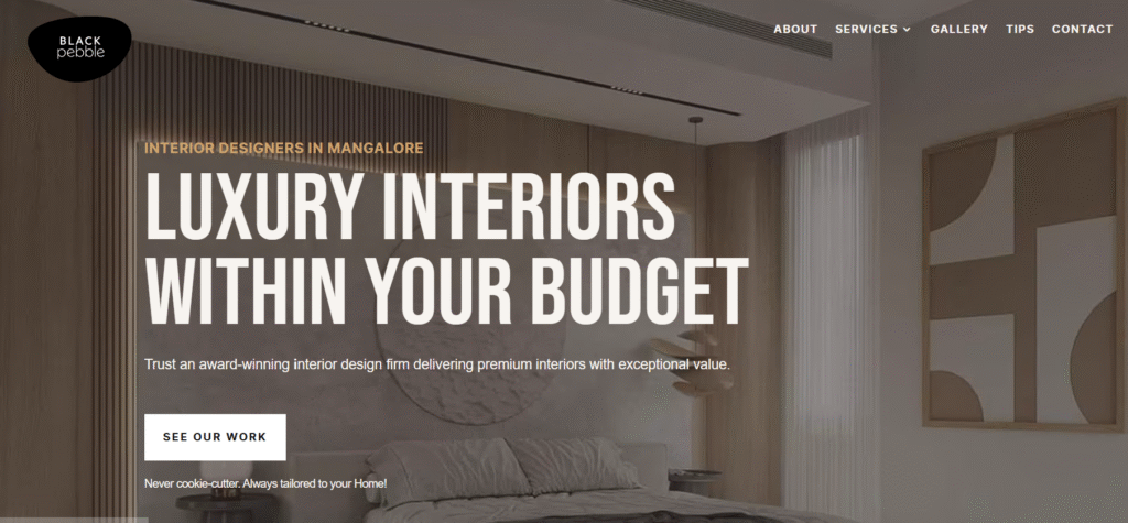 Black Pebble Designs: Your Premier Luxury Interior Designers in Mangalore, India - Dhurla.com