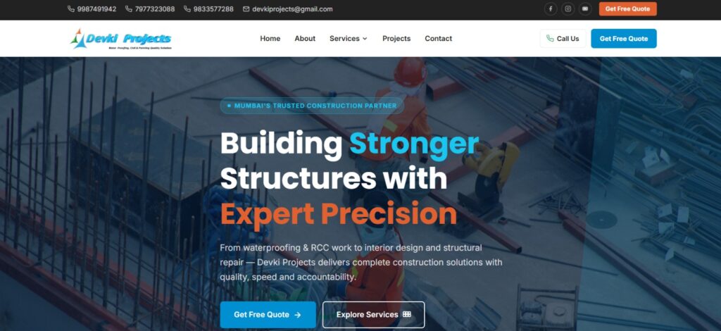 Devki Projects banner